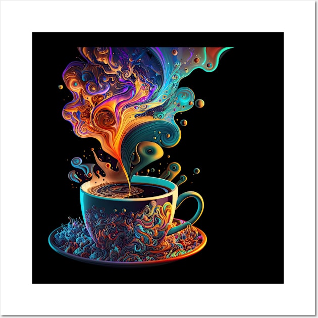 ideas brewing v1 (no text) Wall Art by AI-datamancer